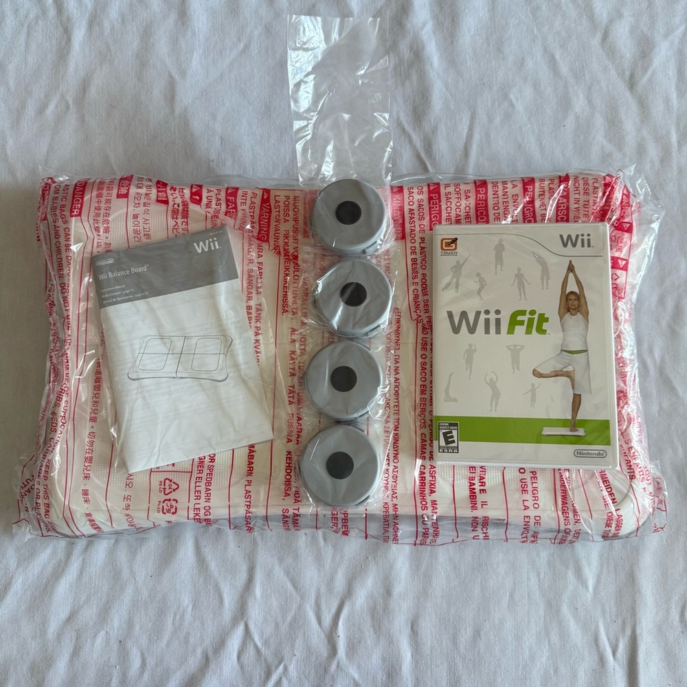 Nintendo Wii Fit Plus With Balance Board Manual No Box Unused Sealed Game